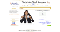 Desktop Screenshot of africardswebatu.com