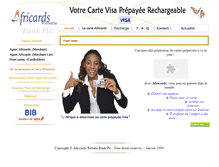 Tablet Screenshot of africardswebatu.com
